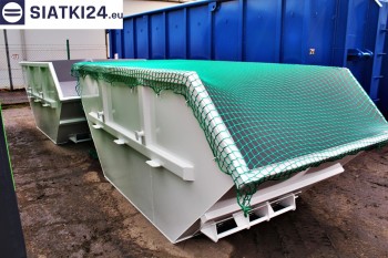 Siatki Świnoujście - Siatka przykrywająca na kontener - zabezpieczenie przewożonych ładunków dla terenów Świnoujścia